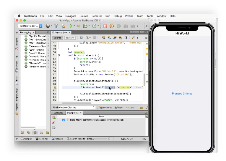 Debug and refine